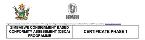 최신 회사 사례 CBCA 인증으로 짐바브웨에 성공적으로 수출된 진통통통