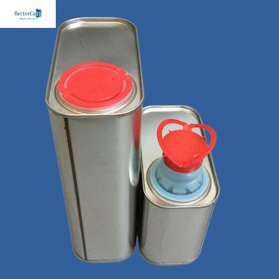 주문 주문형 500 밀리람베르트 1L 페인트 통, 비어 있는 직사각형 틴 캔 online manufacture