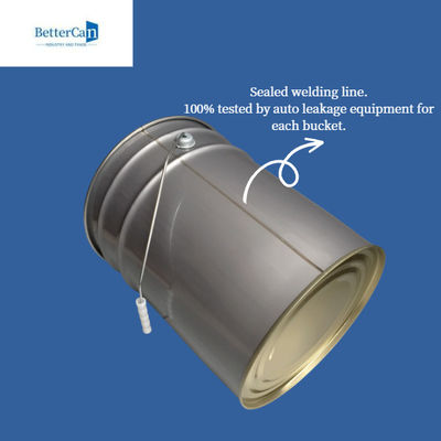 주문 15L 페인트 금속 버킷, 돌기 꽃 Lid와 다섯 갤런 페인트 통 online manufacture