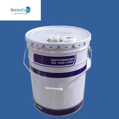 주문 Lid와 앤티 러스트 금속 페인트 통 15L 20L 하얀 버킷 online manufacture