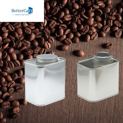 주문 0.5 밸브로 1 파운드 커피 콩 주석 500G 금속 제곱 주석을 유치하세요 online manufacture