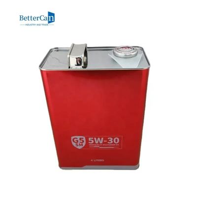 주문 압력캡과 직사각형 엔진 오일 주석 1 갤런 모터 유 주석 online manufacture