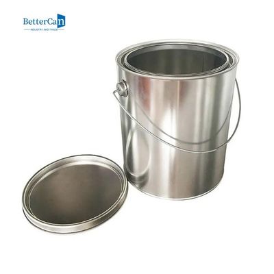 주문 비어 있는 1 갤런 금속 페인트캔 페인트는 Lid / 금속 핸들 운반으로 삐걱거립니다 online manufacture