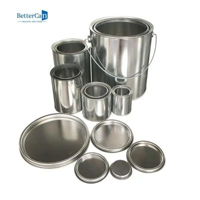 주문 작은 안을 대지 않은 페인트캔은 LID로 금속 비어 있는 페인트캔을 둥글게 합니다 online manufacture