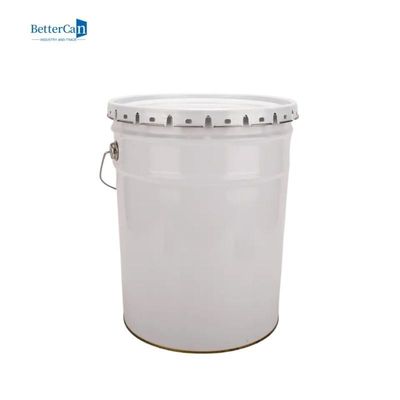 주문 열린 오일 드럼 16L 18L 백색 페인트 버킷을 출력하는 맞춘 라운드 online manufacture