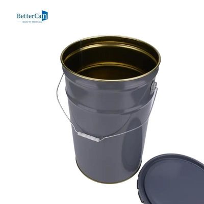 주문 비어 있는 25 리터 페인트 통 하얀 용접 코팅 보호 online manufacture