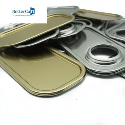 주문 직사각형 틴 캔 캡 0.23 밀리미터 / 0.28 밀리미터 / 0.30 밀리미터 주석 성분 online manufacture