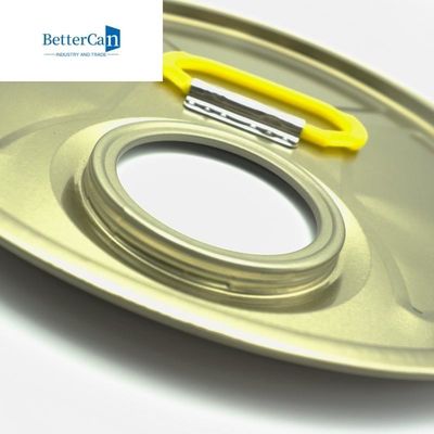 주문 라운드 주석은 언링 / 마무리 합성물로 성분, 양철 버킷 바닥 할 수있 online manufacture