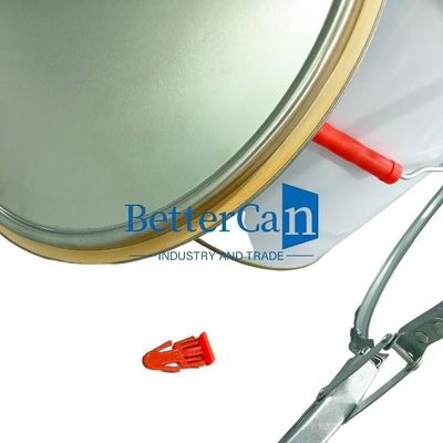 주문 프린팅 로고 금속 주석 부속물은 원추형 틴 캔 들통을 위해 로킹 링을 둥둥 칩니다 online manufacture