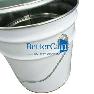 주문 발포 스트립과 10L 금속 페인트 통 앤티 러스트 내구성 금속 버킷 5 갤런 online manufacture