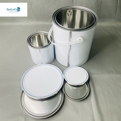 주문 4 리터 산업용 용매 저장장 1 갤런 화학 접착제용 진판 캔 CMYK 인쇄 online manufacture