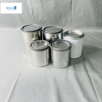 주문 750ML 흰색 빈 자동차 페인트 틴 저장 용기 둥글 얇은 사각형 모양 online manufacture