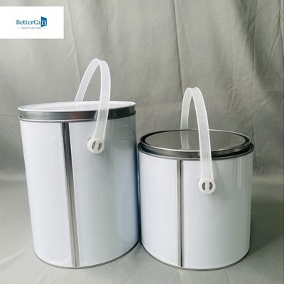 주문 1 갤론 둥근 페인트 금속 틴 컨테이너 3.75 리터 사용자 정의 크기 online manufacture