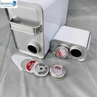 주문 OEM 모터 오일 1 갤런 빈 액체 캔 금속 캡 500ml 정사각형 online manufacture