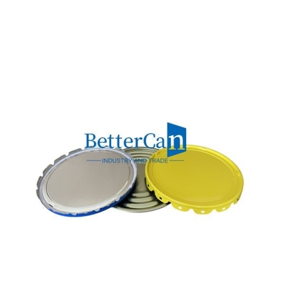 주문 Flower Lug Lid Tin Pail Cover With Foam Strip UN Lid 0.38mm For Tin Can online manufacture