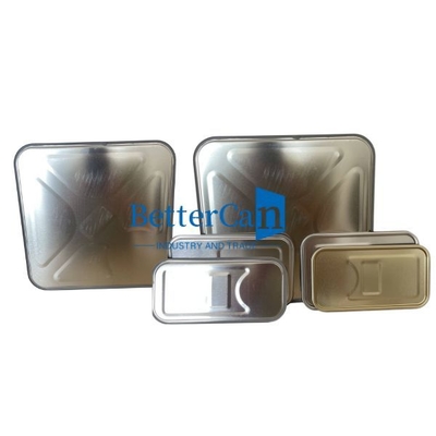 주문 0.28mm Square Tin Components 18liter Square Gold OEM Tin Accessories online manufacture