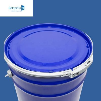 스태커블 20L 강철 버킷, LID와 비어 있는 페인트 통