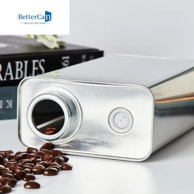 빈 칸 커피 콩 주석 함유기 18Oz L95mm*W75mm*H115mm