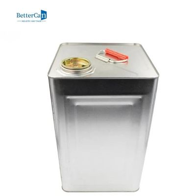 케케묵은 금속 버킷 0.28mm-0.35mm이 측정한 비어 있는 은 페인트 캔 18L 20L