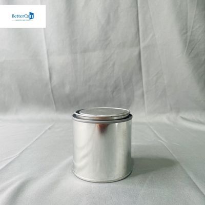 0.28mm 두께 흰색 둥근 페인트 틴 캔 세 번 단단한 커버 1 리터 광장 빈 틴 캔
