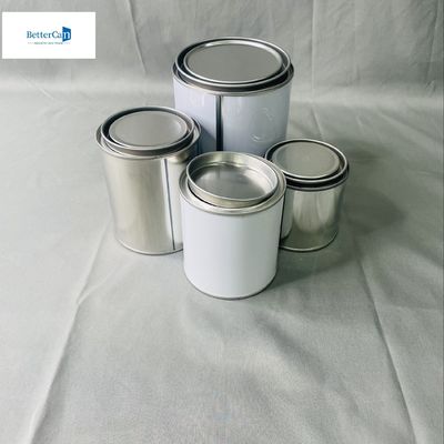 250ml 페인팅 틴 캔 작은 둥근 500ml 틴 컨테이너 뚜??