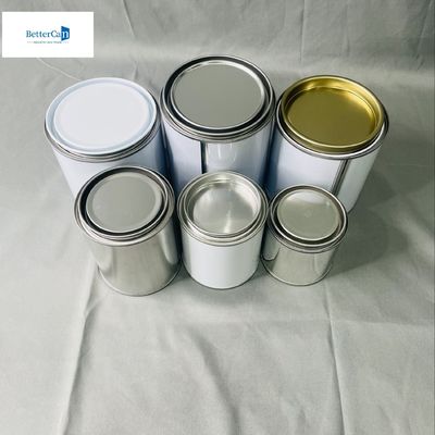500ml 둥근 화학물질 250ml 빈 페인트 캔 0.23mm 두께