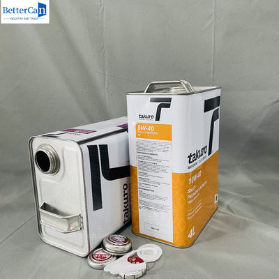 OEM 모터 오일 1 갤런 빈 액체 캔 금속 캡 500ml 정사각형